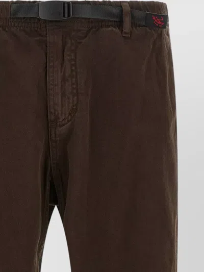 Gramicci Tailored Pants Featuring Belt Loops And Pockets In Brown