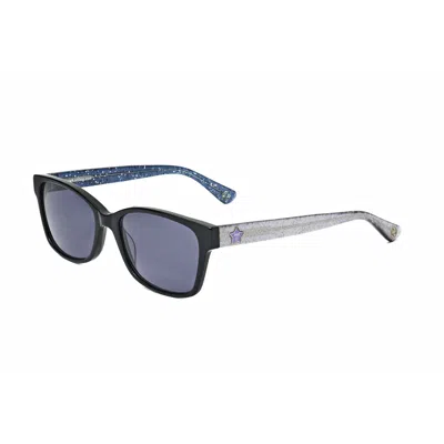 Anna Sui Ladies Black Rectangular Sunglasses As 5094a In ["grey"]