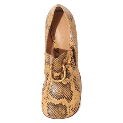 Bottega Veneta 90mm Python-print Pumps In ["brown"]