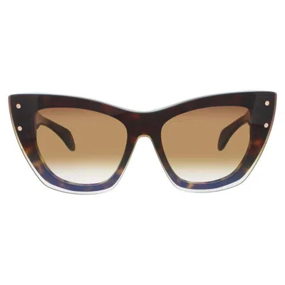 Bugatti Ladies Multi-color Rectangular Sunglasses 48lhav In ["grey"]