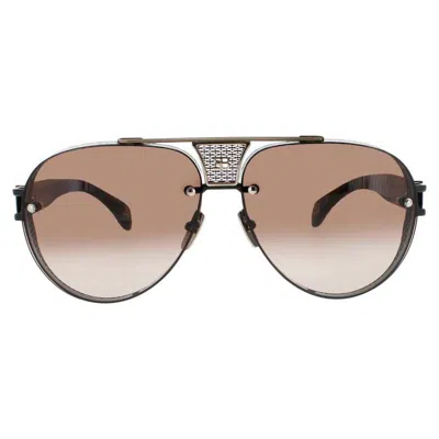 Bugatti Unisex Brown Rectangular Sunglasses 05wgbk In ["brown"]