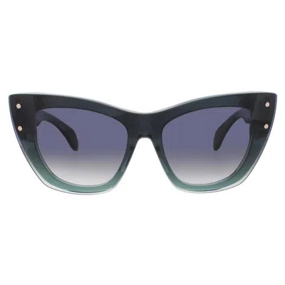 Bugatti Ladies Multi-color Rectangular Sunglasses 48lbgn In ["grey"]