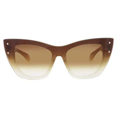 Bugatti Ladies Multi-color Rectangular Sunglasses 48lbne In ["grey"]