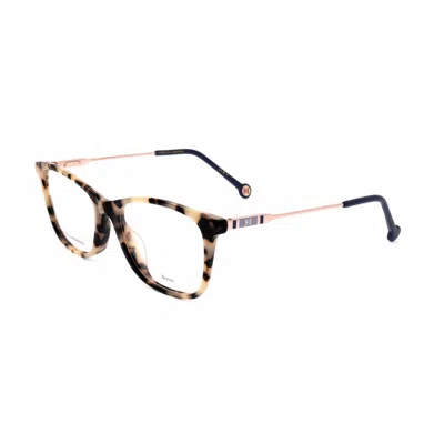 Carolina Herrera Ladies Brown Rectangular Eyeglass Frames Her 0118/g-2 In ["white"]