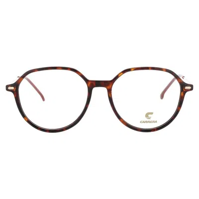 Carrera Unisex Red Rectangular Eyeglass Frames 2044to6350