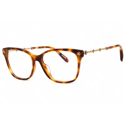 Chopard Ladies Brown Rectangular Eyeglass Frames Vch352s In Brown