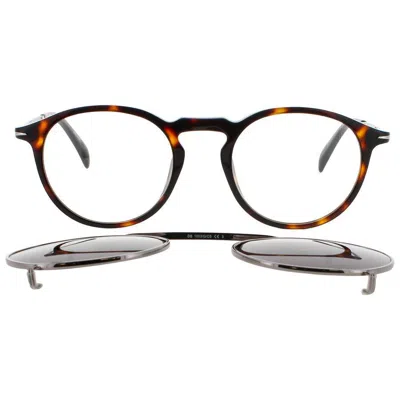 David Beckham Ladies Brown Rectangular Eyeglass Frames Db1003gcs08649