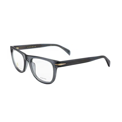 David Beckham Men's Grey Rectangular Eyeglass Frames Db 7085 In ["white"]