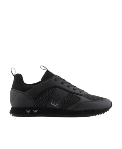 Ea7 Logo-print Panelled-design Sneakers In Multi