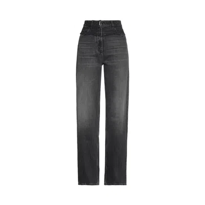 Givenchy Oversized High-rise Jeans In ["black"]