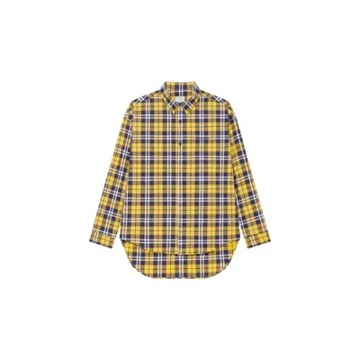 Givenchy Check-pattern Short-sleeve Shirt In ["yellow"]