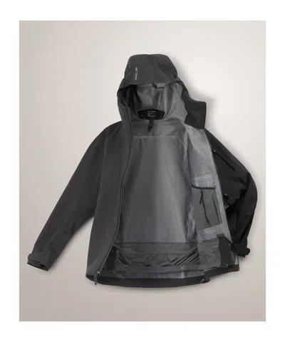 Arc'teryx Beta Hooded Windbreakers Jacket In Black