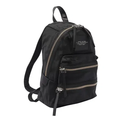 Marc Jacobs The Biker Medium Full Zip Nylon Backpack In Black