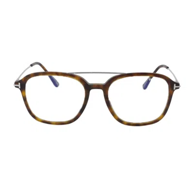 Tom Ford Unisex Black Rectangular Eyeglass Frames Ft5610-b 056