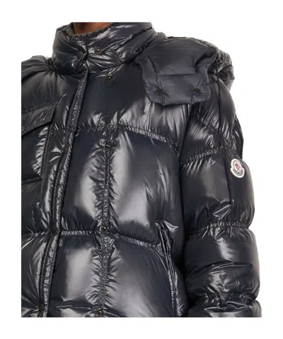Moncler Erea Square Quilted Nylon Down Jacket In Black