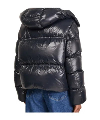 Moncler Erea Square Quilted Nylon Down Jacket In Black