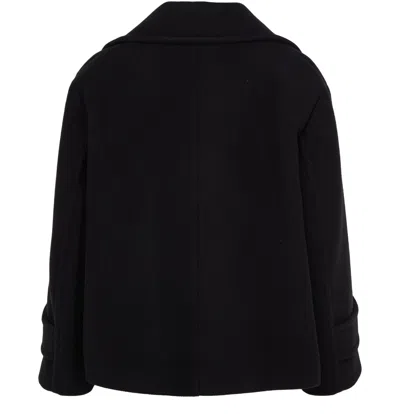 Chloé Collared Long-sleeved Jacket In Black