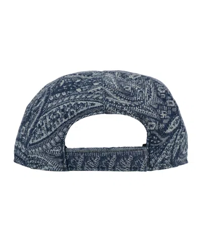 Etro Paisley-patterned Baseball Cap In Black