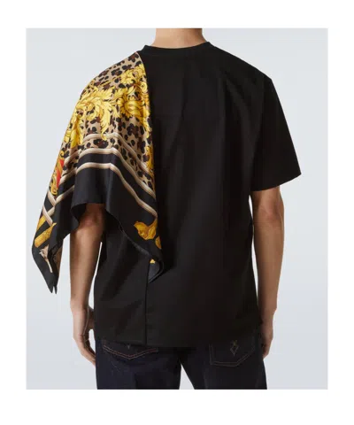 Junya Watanabe Asymmetric Logo T-shirt In Multi