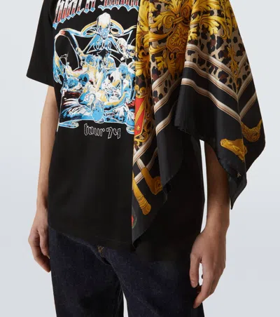 Junya Watanabe Asymmetric Logo T-shirt In Multi