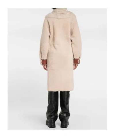 Bogner Gritt Suede-trimmed Shearling Coat In Multi