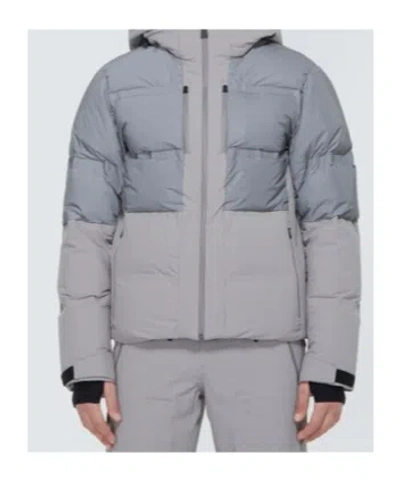 Aztech Mountain Super Nuke Down Ski Jacket In Gray