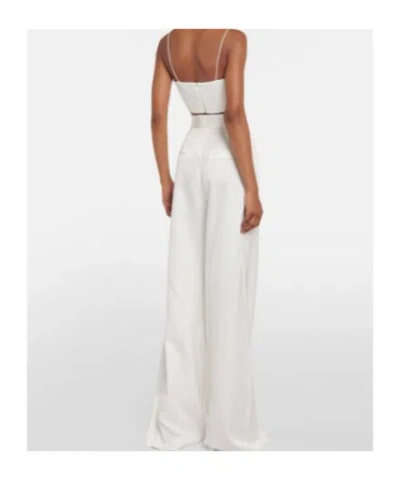 Alex Perry Corset Top In White