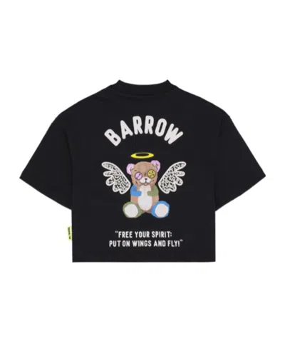 Barrow Kids T-shirt Angel In Black
