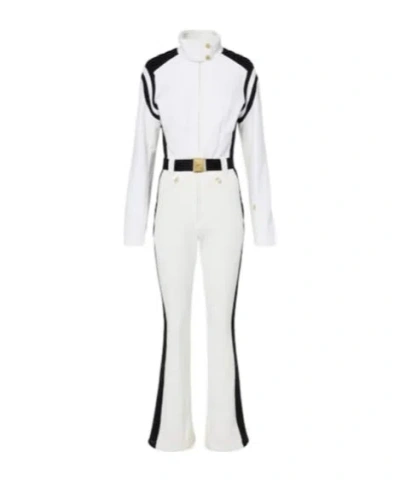 Bogner Janny Belted Ski Suit In White