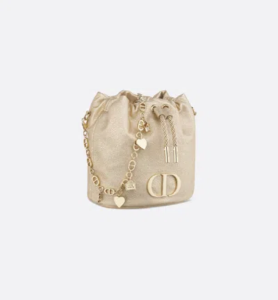 Dior Drawstring Shoulder Bag In Nude