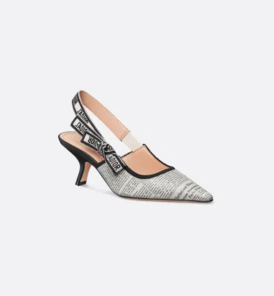 Dior J'a Slingback Pump In Multi