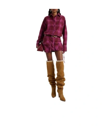 Paris Texas Solid Color Suede Over-the-knee Boots In Multi