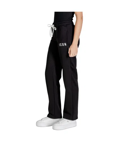 Icons Drawstring Sweatpants In Black