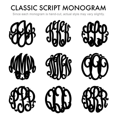 Bargainbazaar Monogram Sterling Silver Bracelet