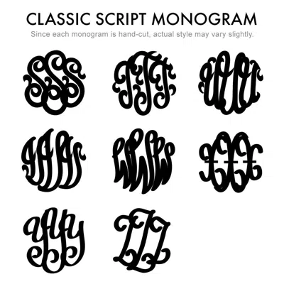 Bargainbazaar Monogram Sterling Silver Bracelet