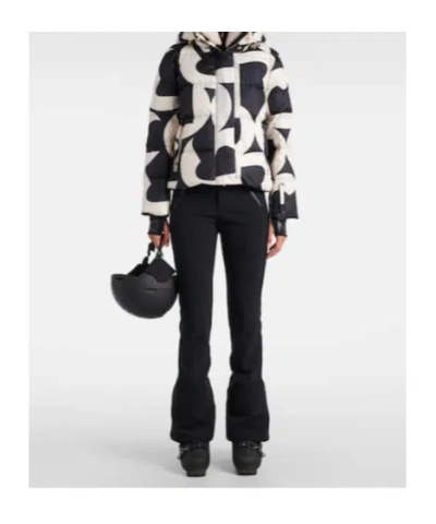 Bogner Maja Printed Down Ski Jacket In Black