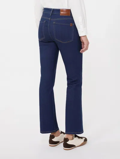 Weekend Max Mara Five-pocket Stretch Denim Jeans In Blue