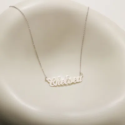 Bargainbazaar Simple Script Custom Name Necklace