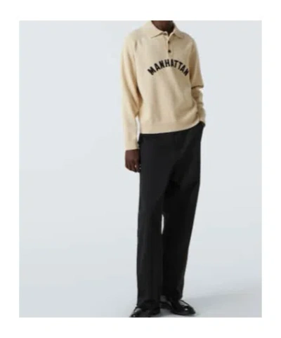 Bode Polo Sweater In Neutral