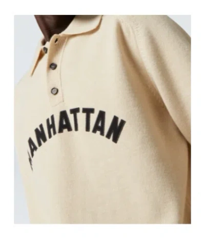 Bode Polo Sweater In Neutral