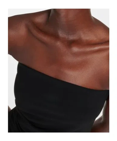 Proenza Schouler Strapless Midi Dress In Black
