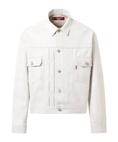 Junya Watanabe X Levi's Oversized Denim Jacket In White