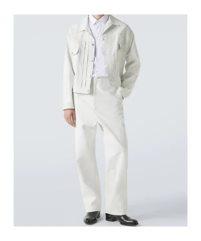 Junya Watanabe X Levi's Oversized Denim Jacket In White