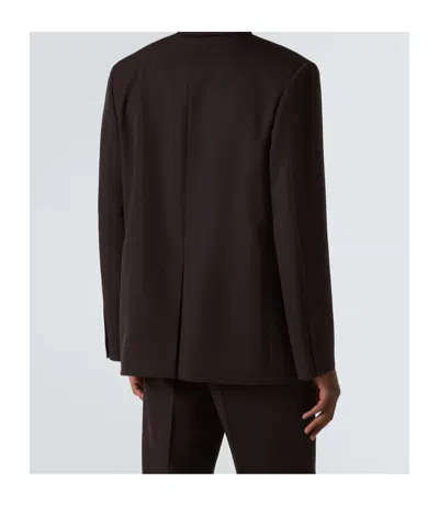 Jil Sander Wool Jacket In Brown