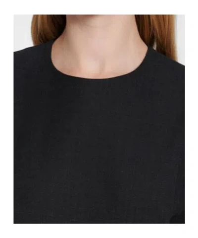 Plan C Sequined Wool-blend Minidress In Black