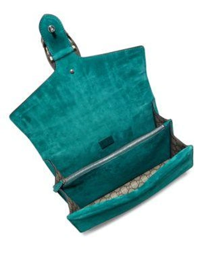 Shop Gucci Dionysus Modern-embroidered Gg Supreme Chain Shoulder Bag In Beige-multi