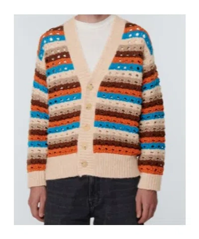Alanui Dancing Light Crocheted Wool-blend Cardigan In Multi
