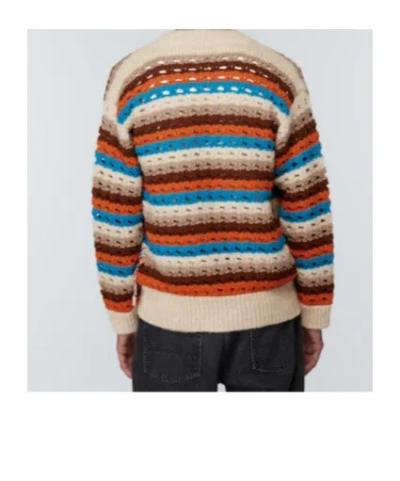 Alanui Dancing Light Crocheted Wool-blend Cardigan In Multi