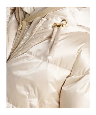 Bogner Lyra Belted Down Ski Jacket In Neutral