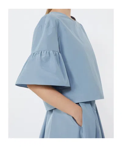 Weekend Max Mara Short Shirt In Blue
